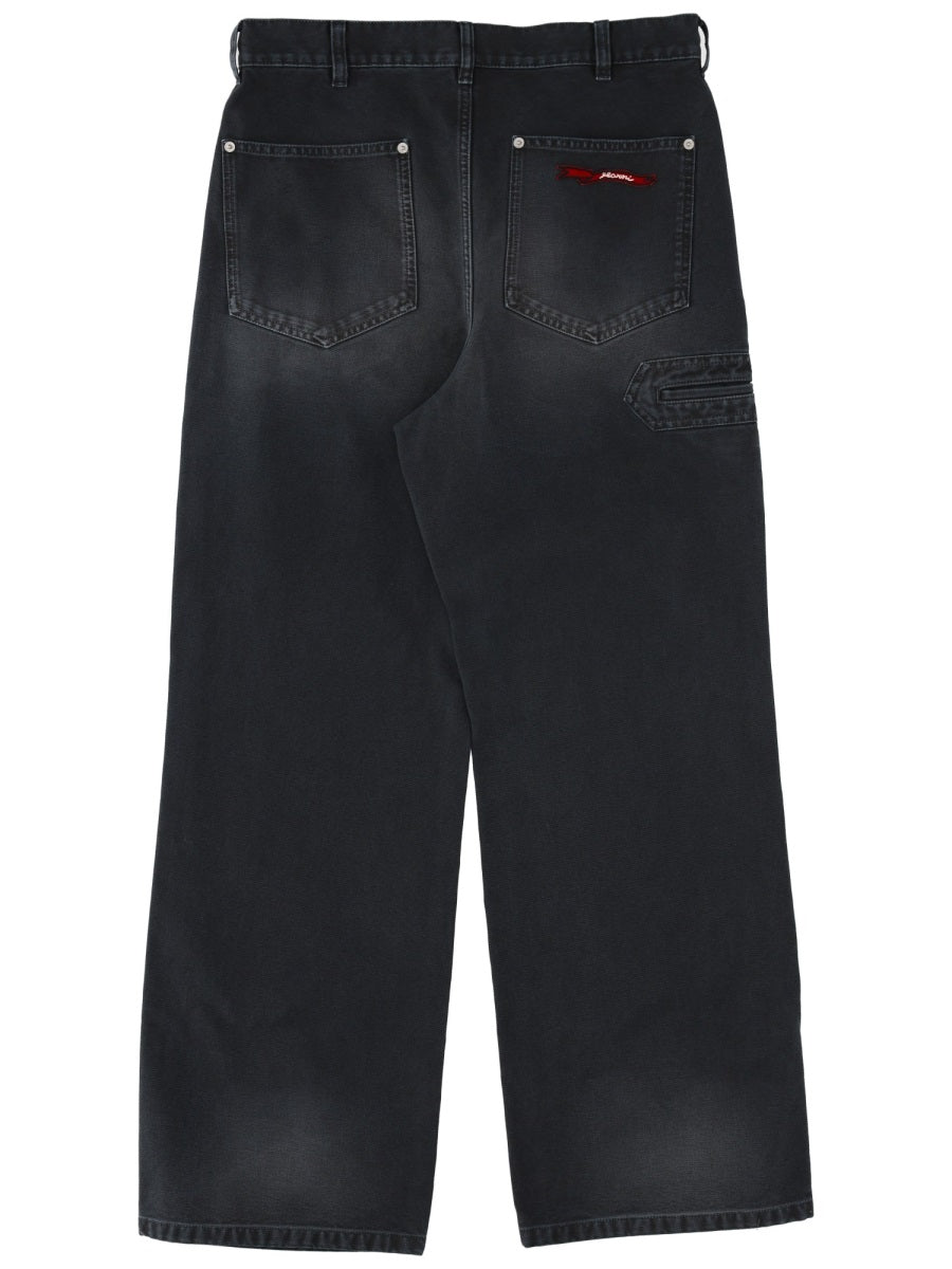 Marni Jeans Con Applicazione Logo