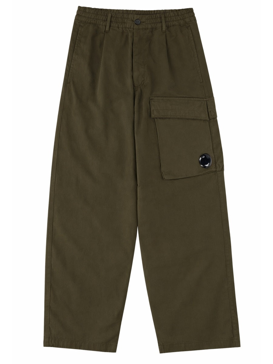 C.P. Company Pantalone Cargo Con Patch Logo