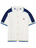 Casablanca Camicia In Crochet Con Logo