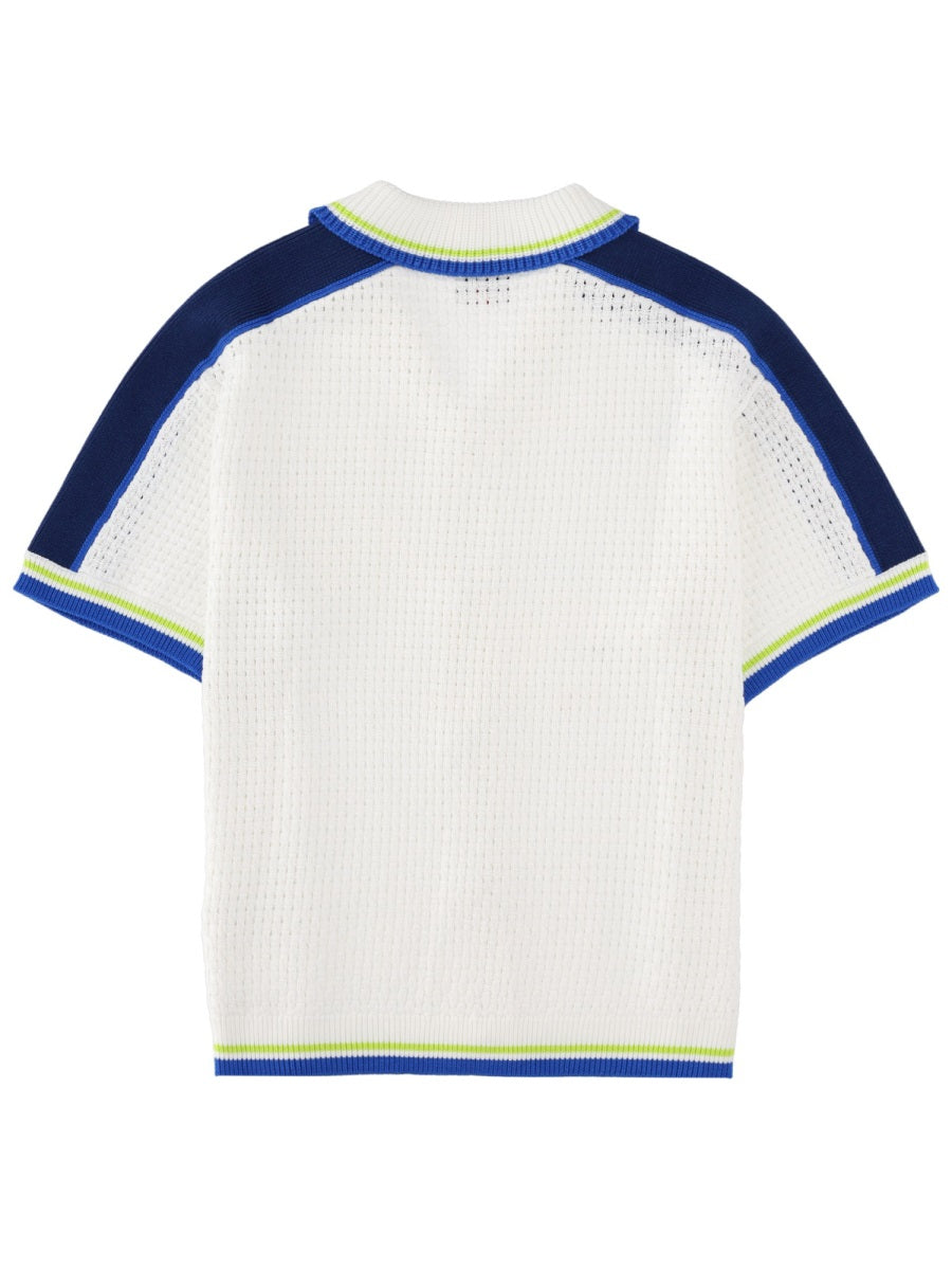 Casablanca Camicia In Crochet Con Logo