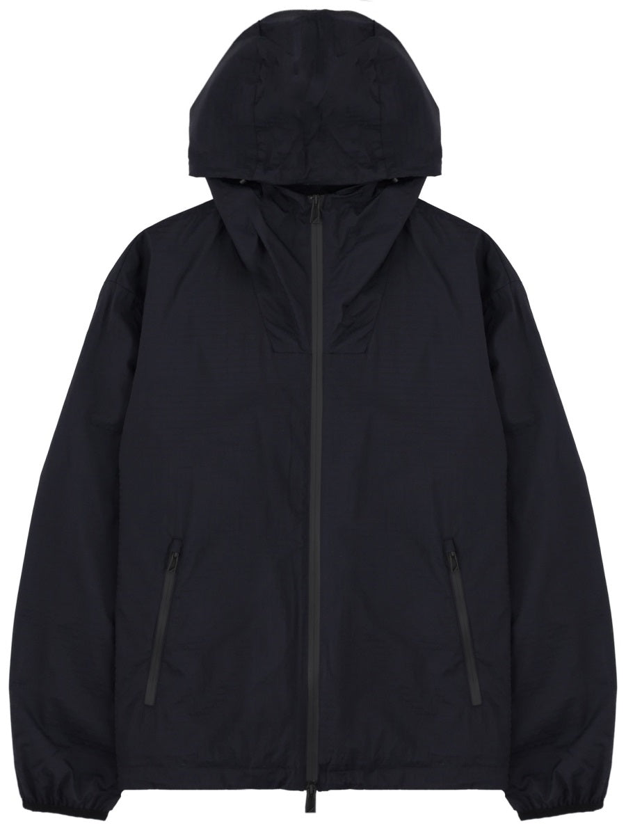 Emporio Armani Giacca Con Zip E Cappuccio