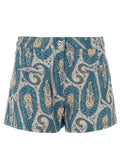 Etro Shorts Con Stampa Paisley