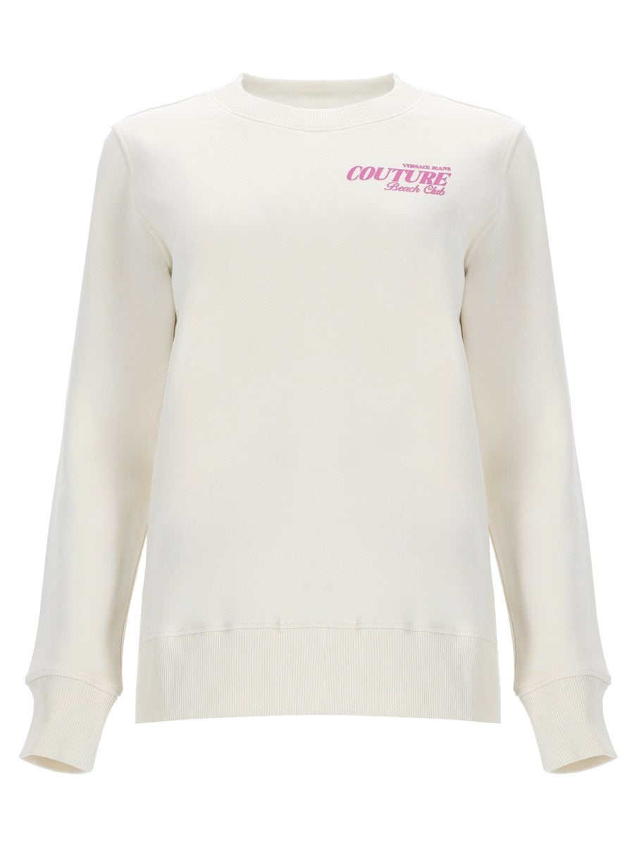 Versace Jeans Couture Felpa Con Stampa