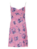 Versace Jeans Couture Mini Abito In Raso