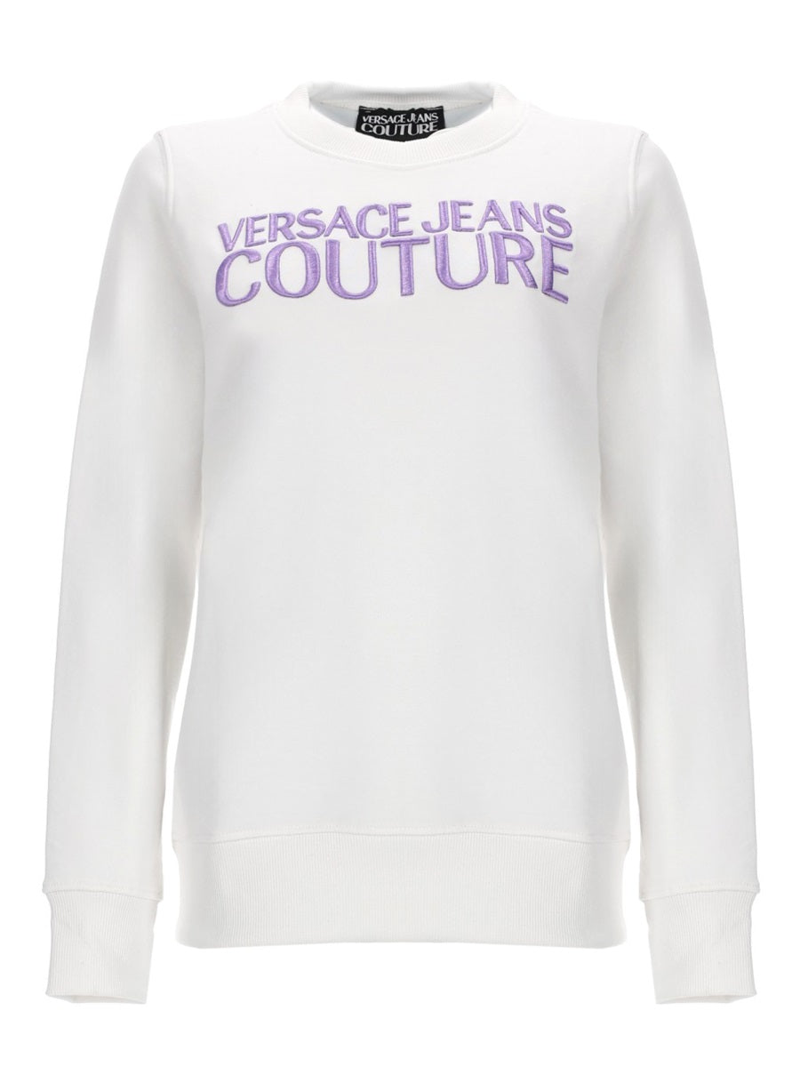Versace Jeans Couture Felpa In Jersey Di Cotone