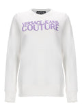 Versace Jeans Couture Felpa In Jersey Di Cotone