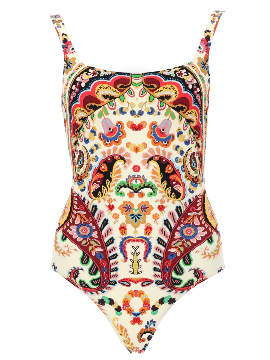 Etro Costume Intero Con Motivo Paisley Floreale