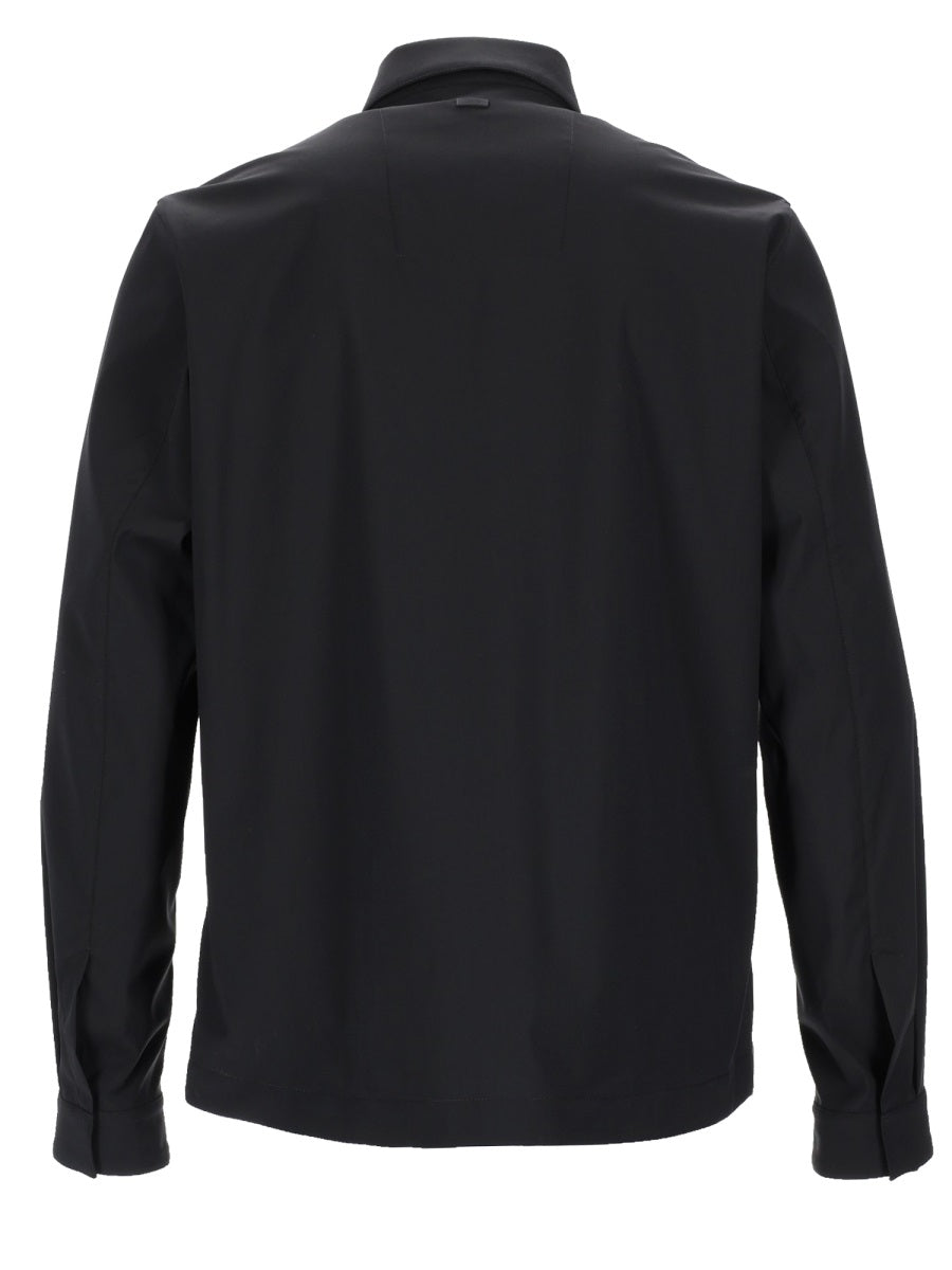 Herno Overshirt In Misto Lana