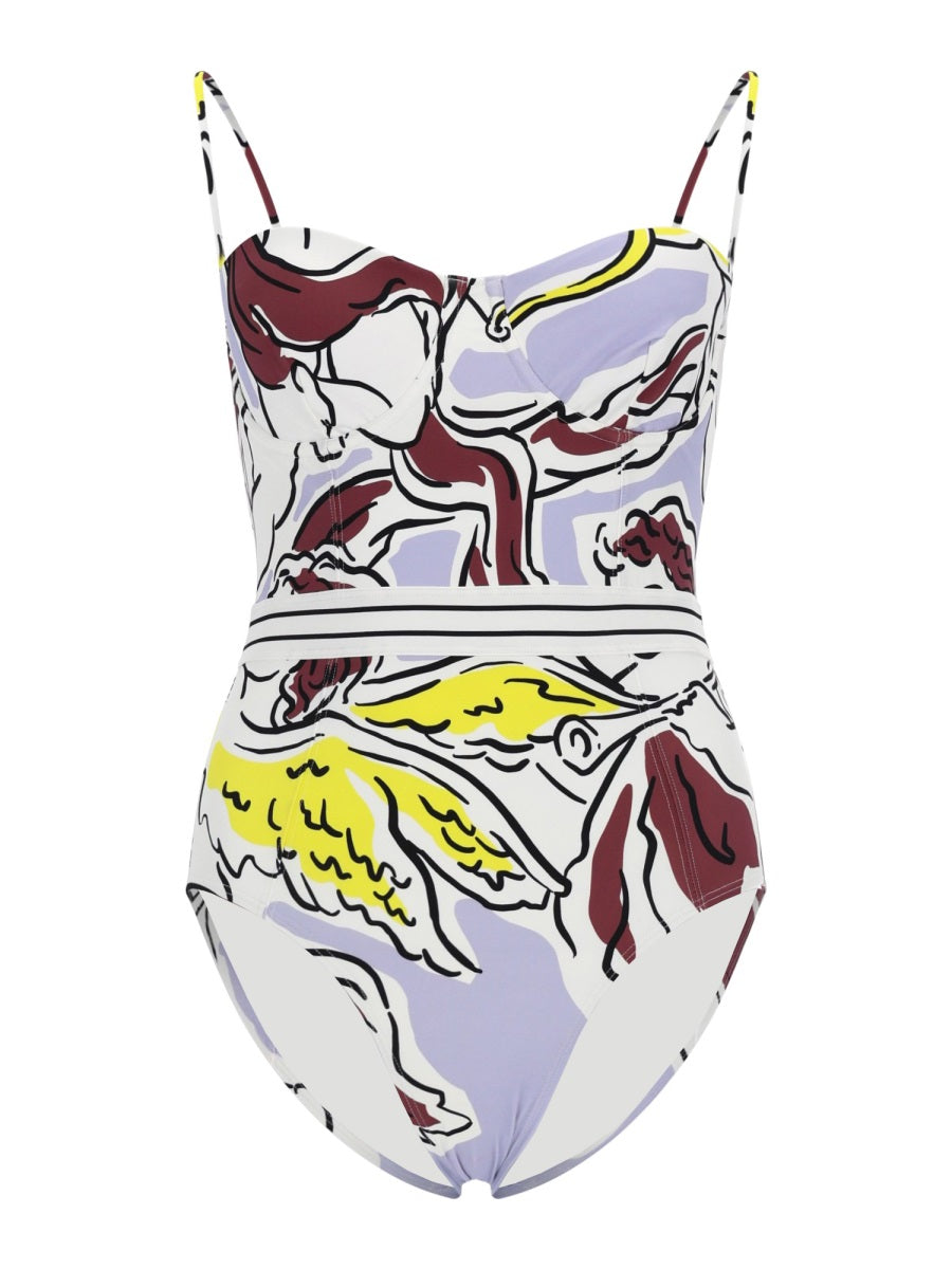 Tory Burch One Piece Swimsuit With Print