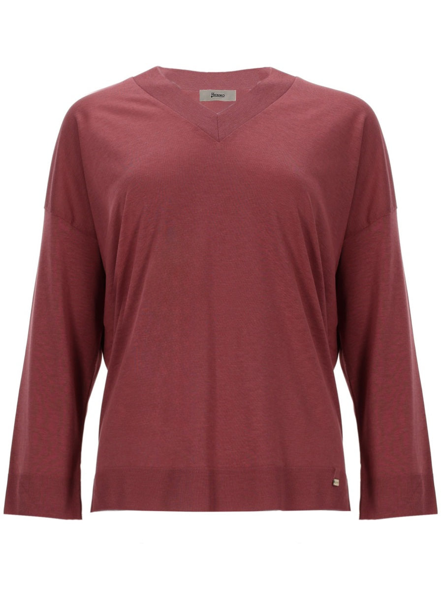 Herno Maglia In Glam Knit Effect
