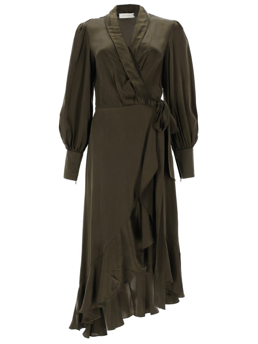Zimmermann Abito Midi In Seta