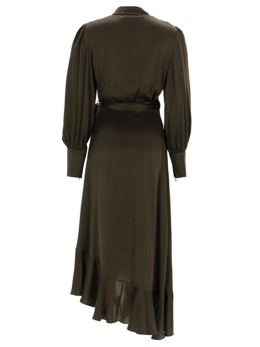 Zimmermann Abito Midi In Seta