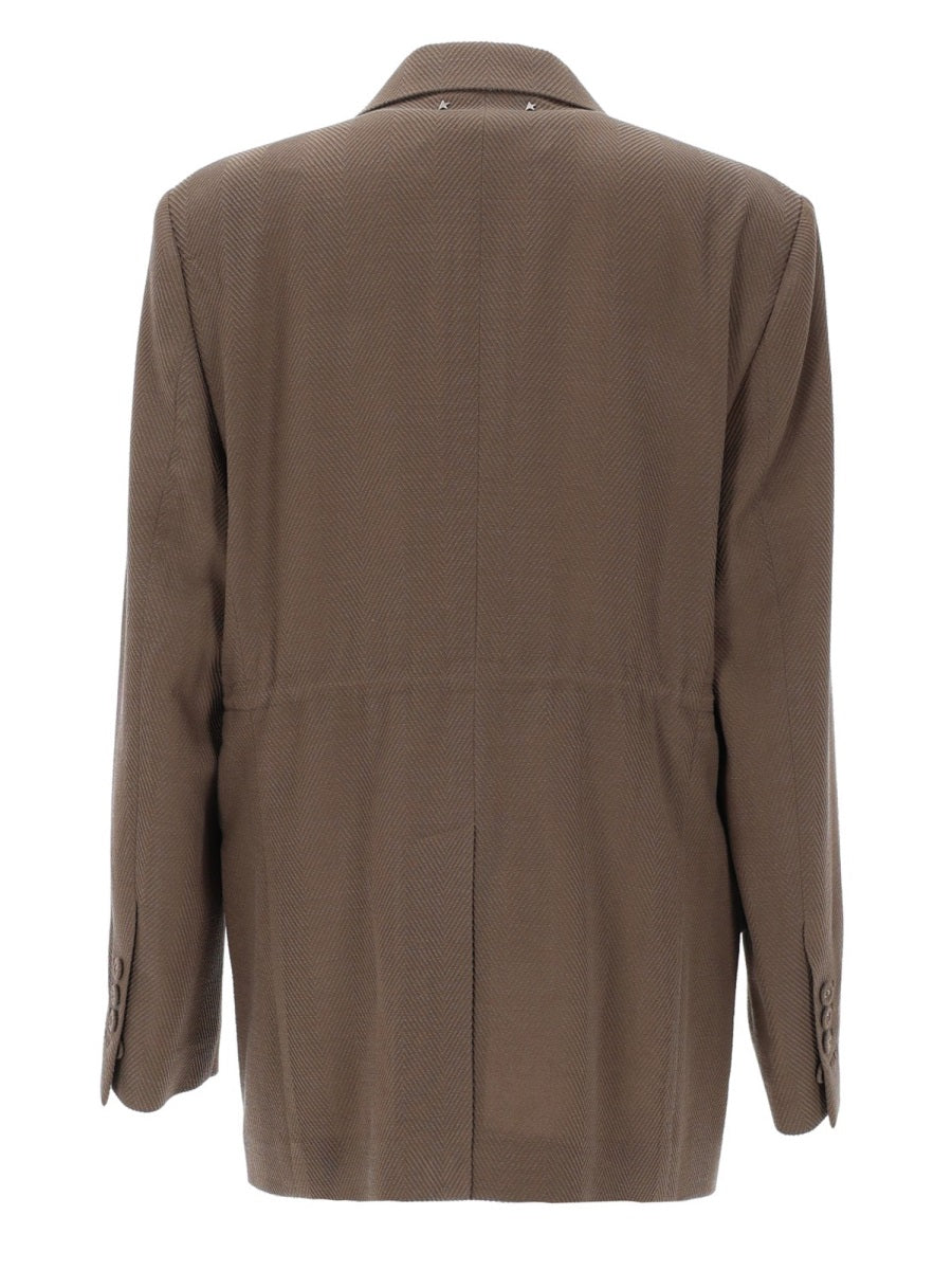 Golden Goose Blazer Doppiopetto In Lana