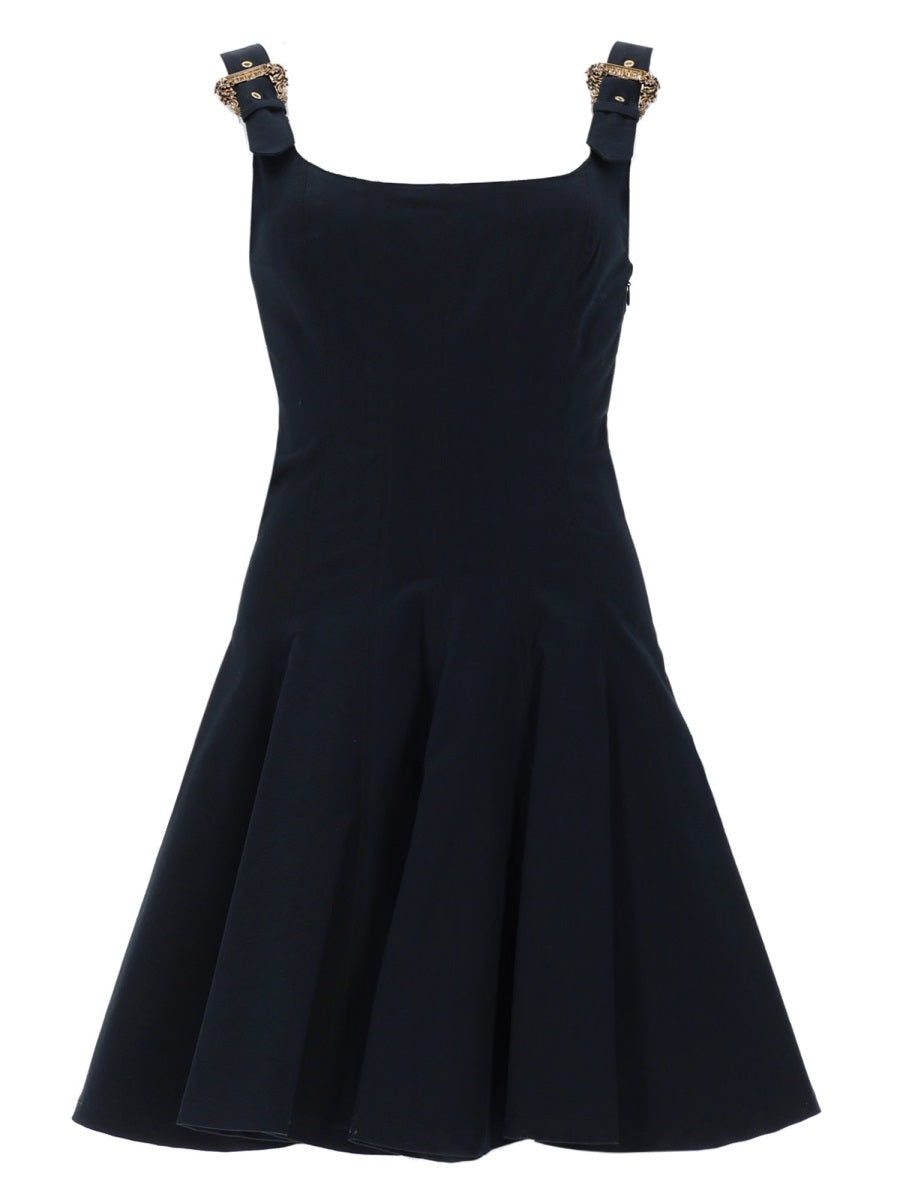 Versace Jeans Couture Mini Abito Con Fibbie "Baroque"