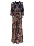 Etro Abito Lungo Con Stampa "Paisley"