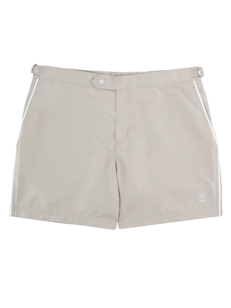 Brunello Cucinelli Costume Da Bagno Con Logo