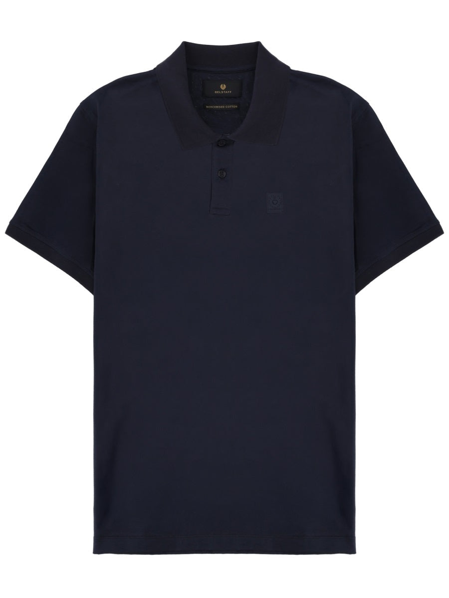 Belstaff Polo "Steel" Con Patch Logo