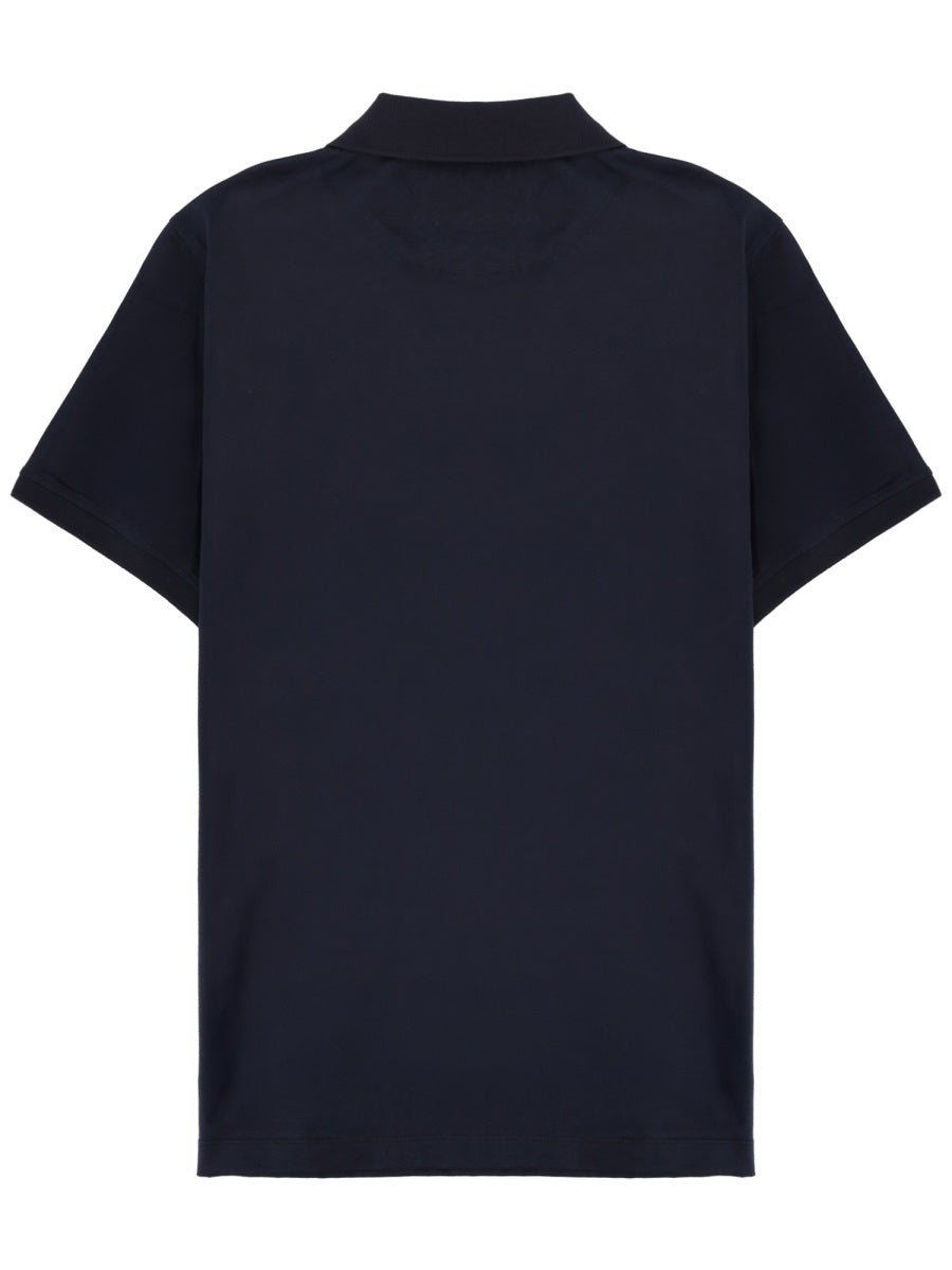 Belstaff Polo "Steel" Con Patch Logo
