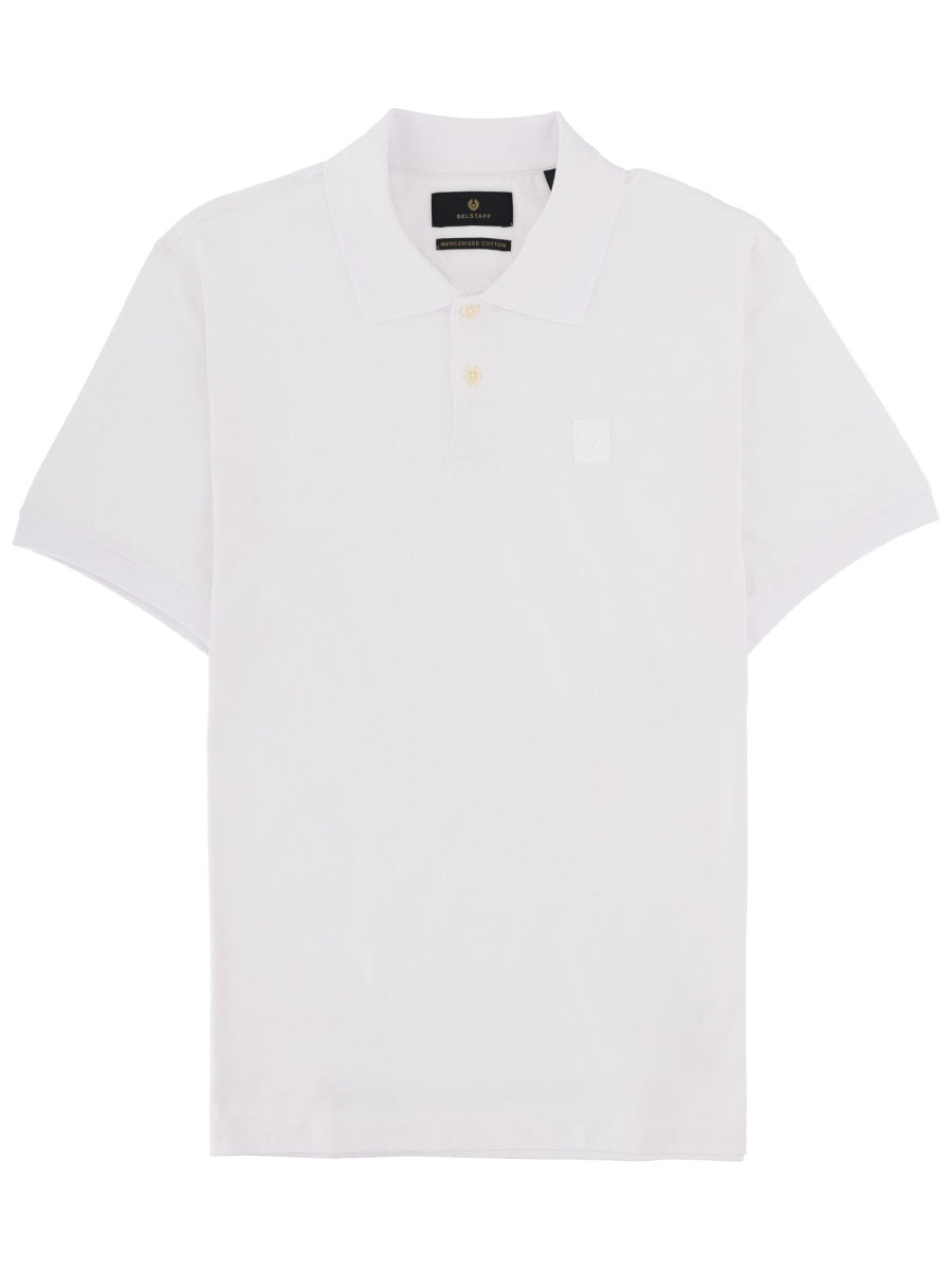 Belstaff Polo "Steel" Con Patch Logo