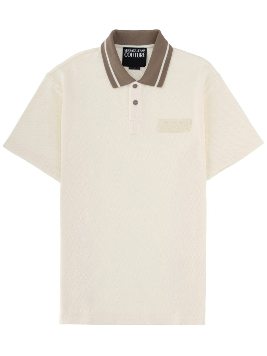 Versace Jeans Couture Polo Con Patch Logo