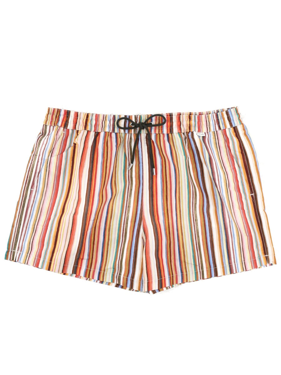 Paul Smith Costume Da Bagno "Painted Signature Stripe"