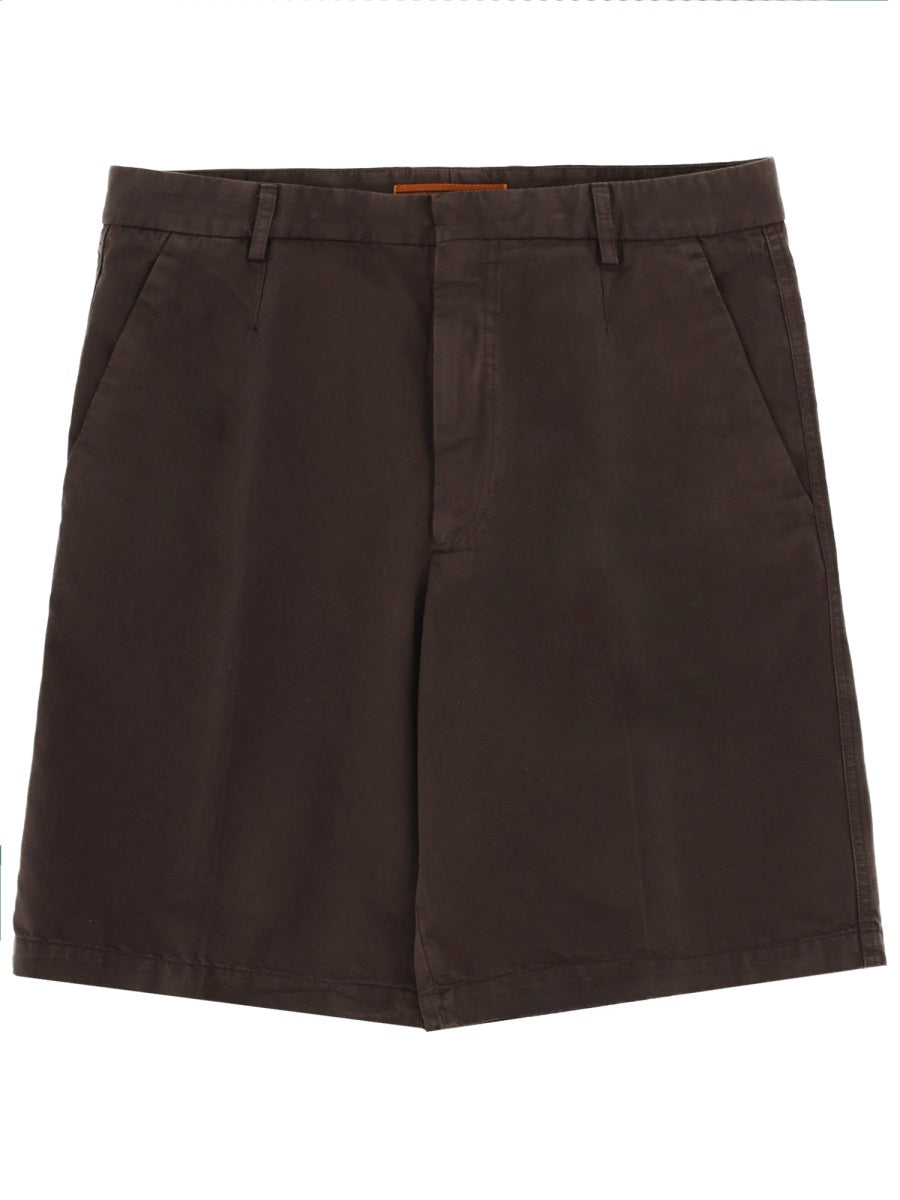 Zegna Shorts In Cotone