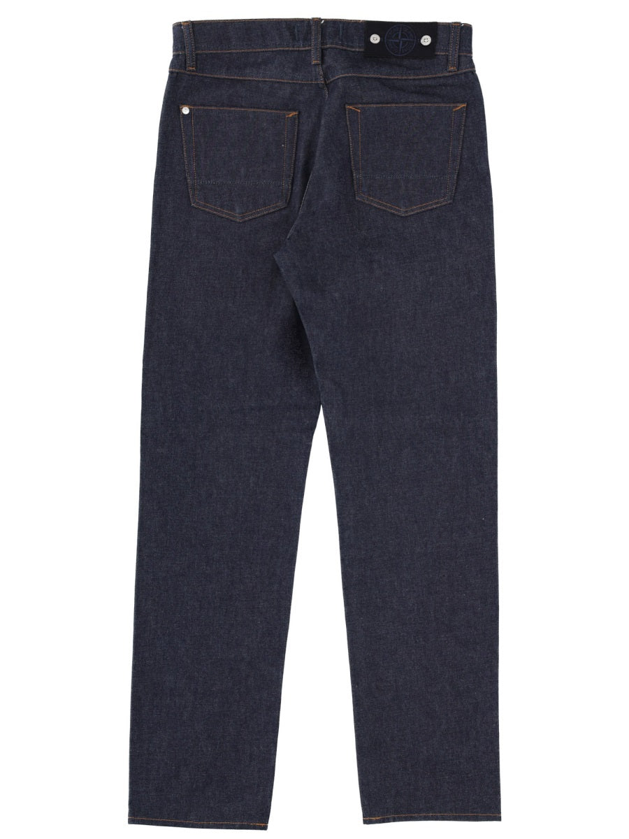 Stone Island Jeans In Denim