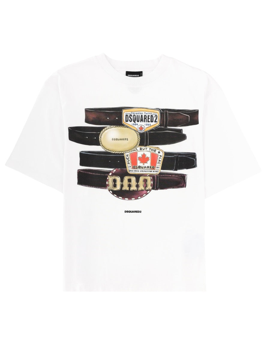 Dsquared T Shirt Con Stampa