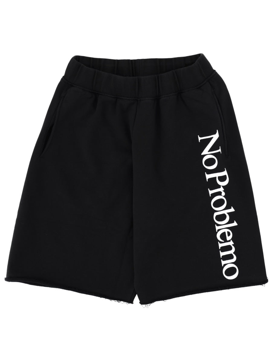 No Problemo Shorts Con Logo