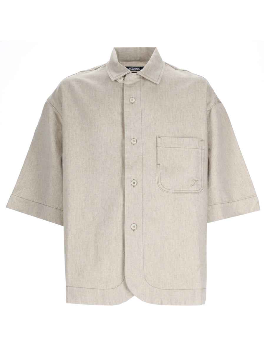 Jacquemus Camicia "Paysan De Nime" In Denim