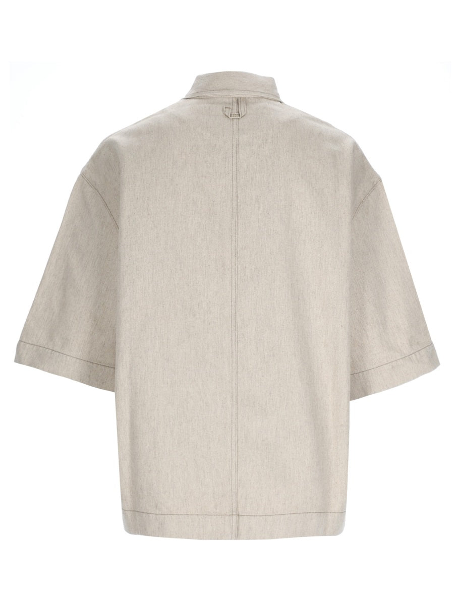 Jacquemus Camicia "Paysan De Nime" In Denim