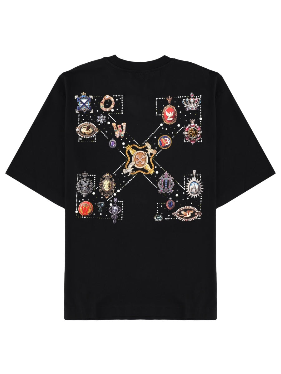 Off White T Shirt Con Logo