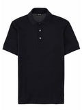 Zegna Polo In Cotone E Seta