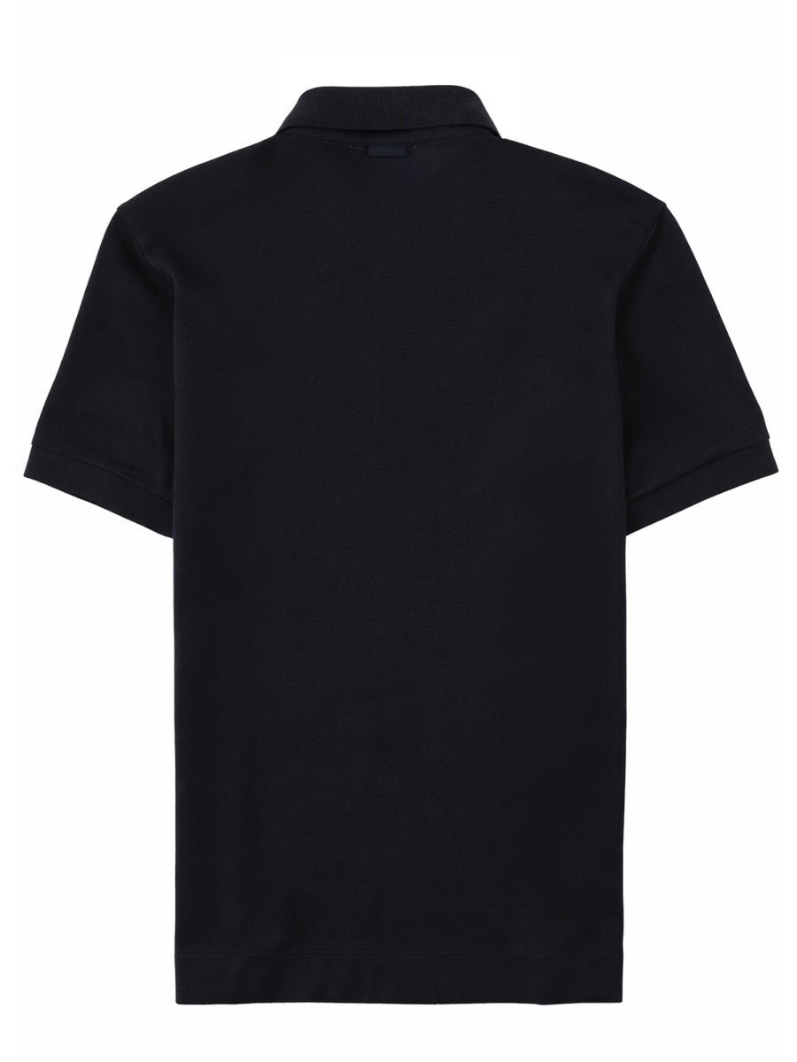 Zegna Polo In Cotone E Seta