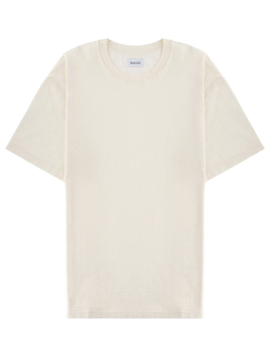 Amish T Shirt Con Micro Logo