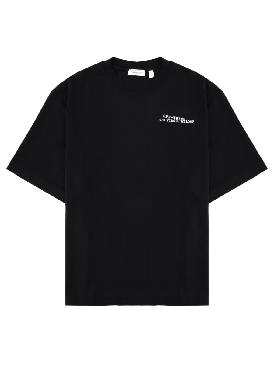 Off White T Shirt Con Logo