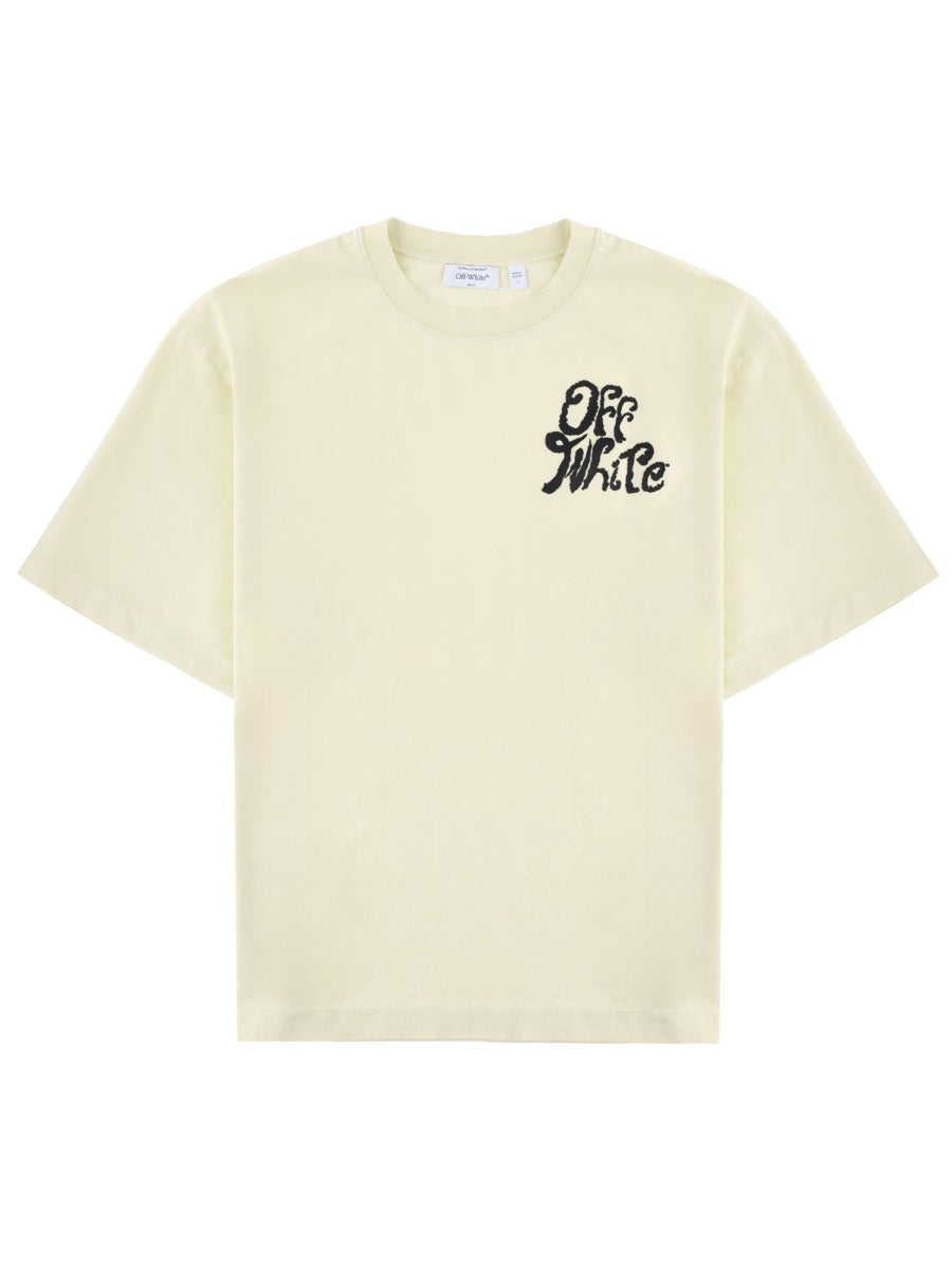 Off White T Shirt Con Logo