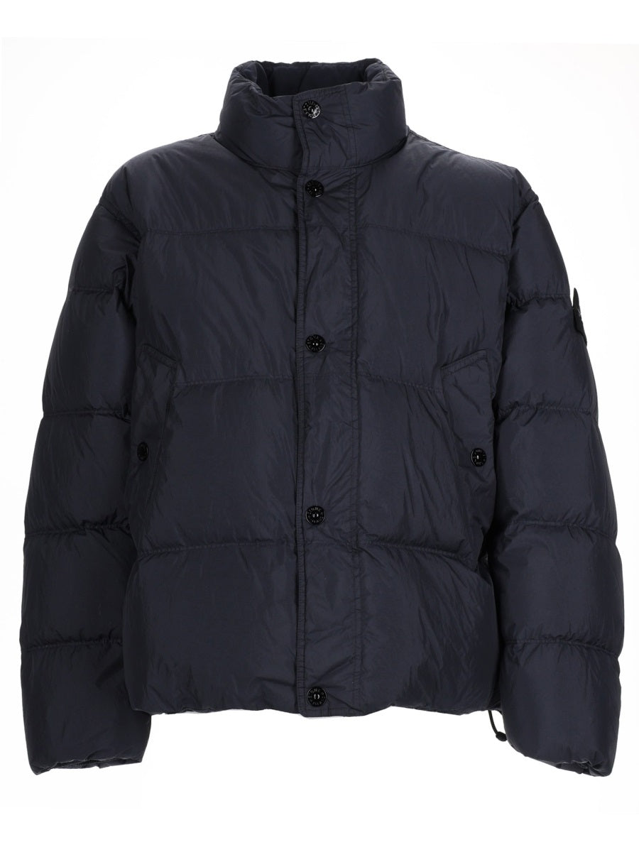 Stone Island Bomber Piumino Con Patch Logo