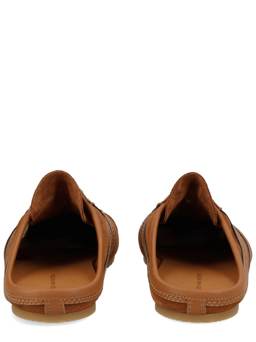 Dries Van Noten Sneaker Mule In Suede