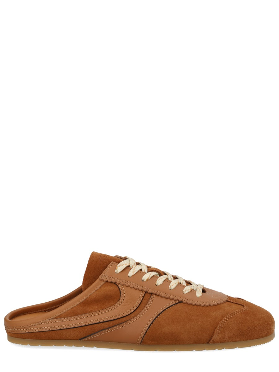 Dries Van Noten Sneaker Mule In Suede