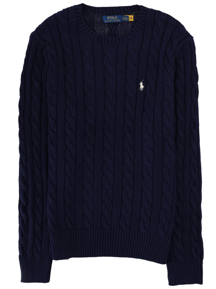 Polo Ralph Lauren Maglia A Trecce Con Logo