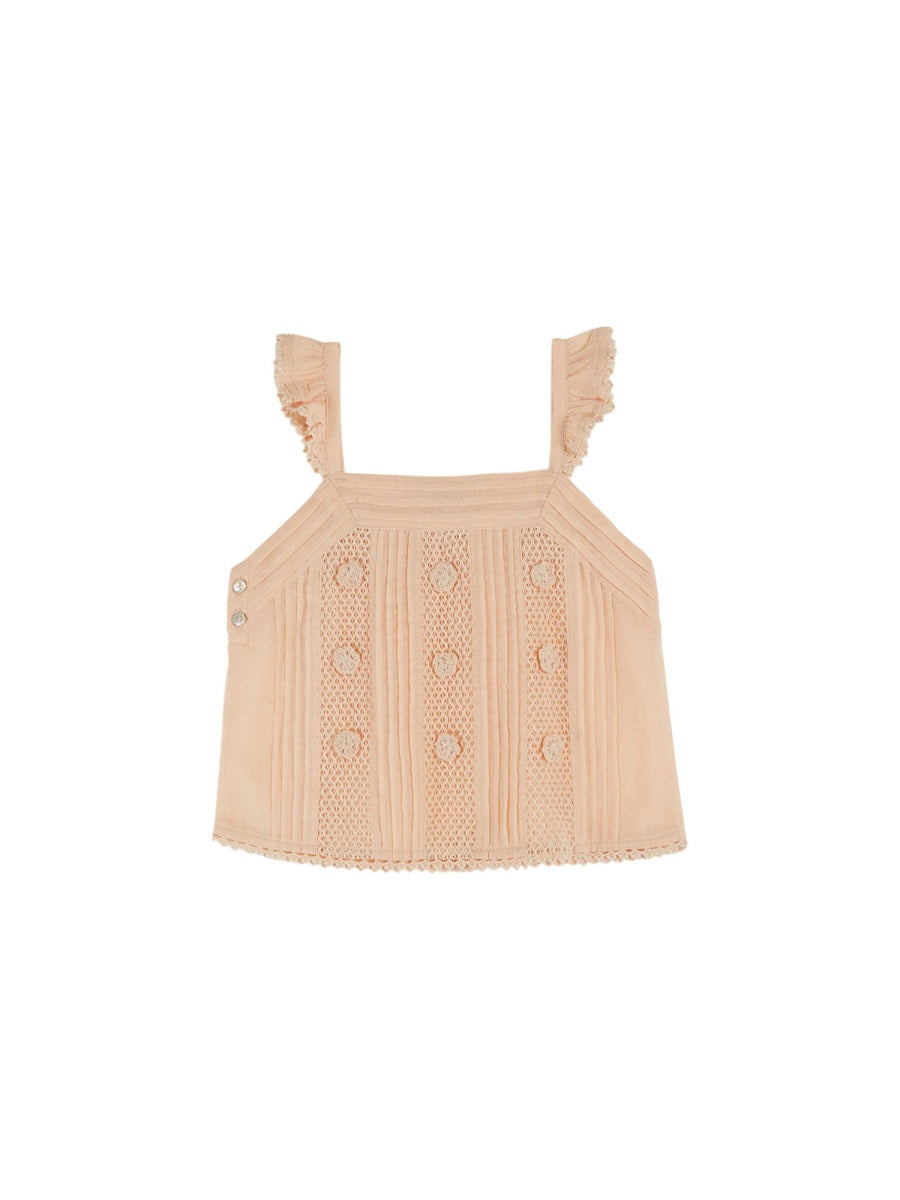 Emile & Ida Top Con Dettagli Crochet