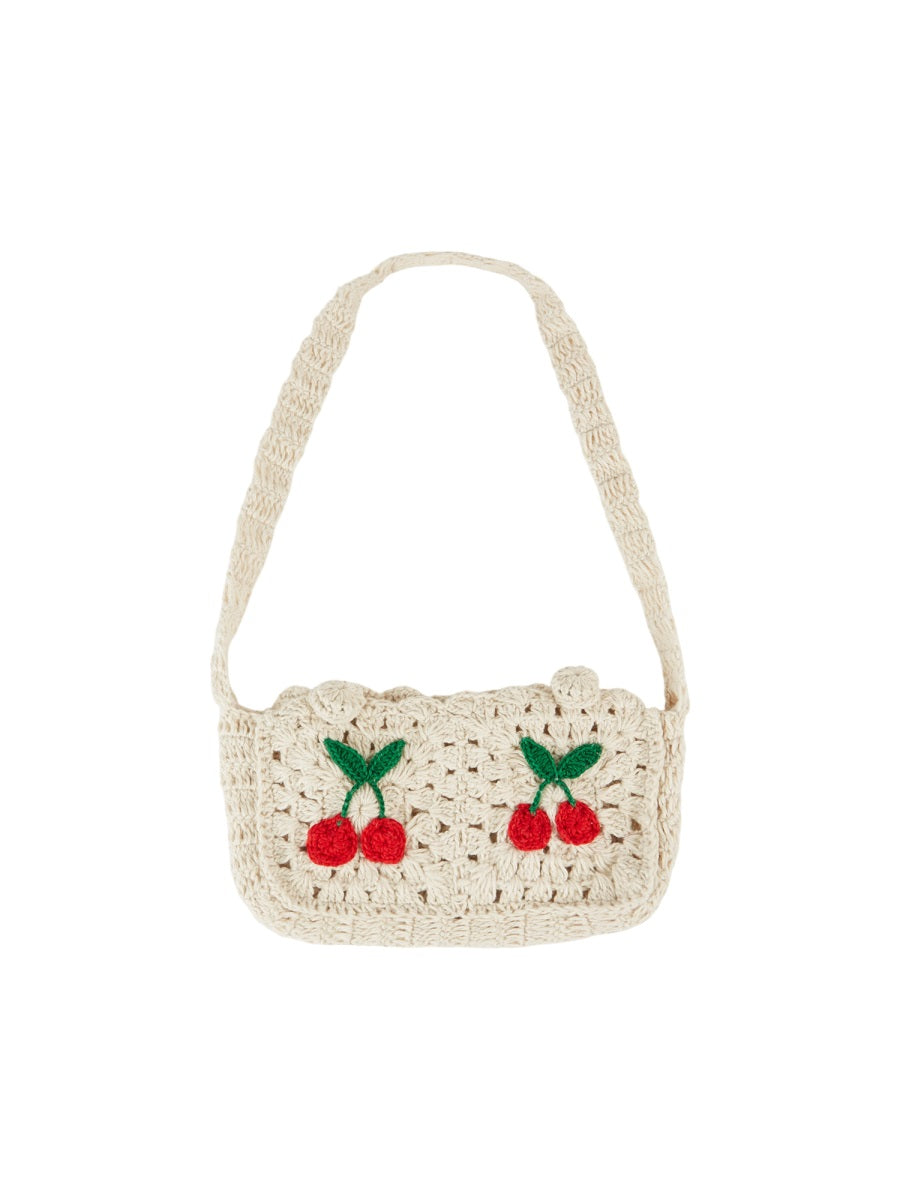 Emile & Ida Borsa Crochet Con Ciliegie