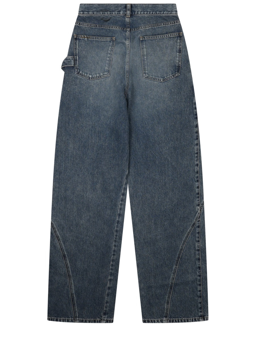 Jw Anderson Jeans Con Patch Logo