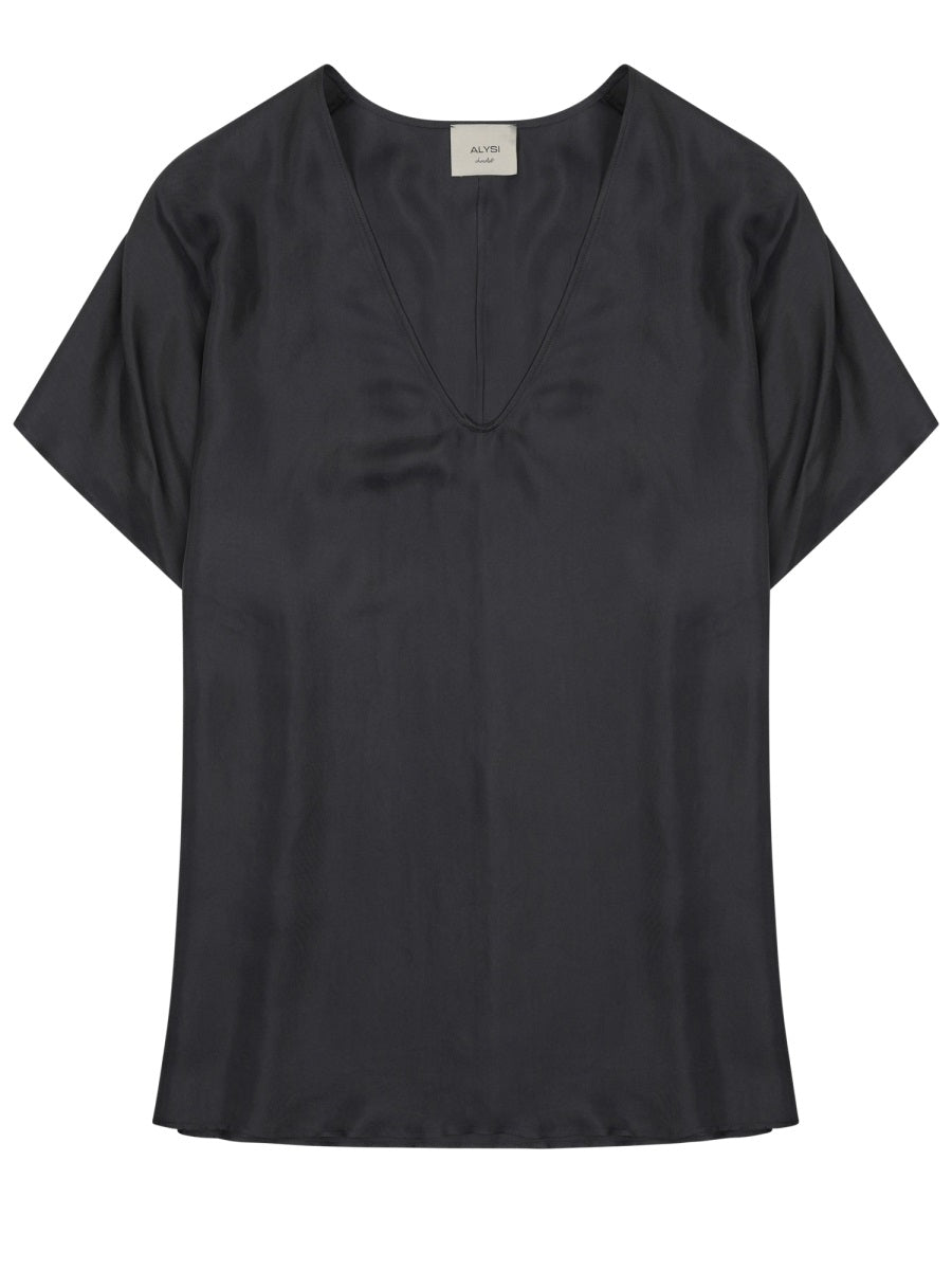 Alysi Blusa In Twill Di Seta