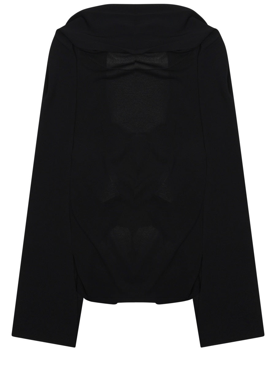 Alberta Ferretti Top In Chiffon
