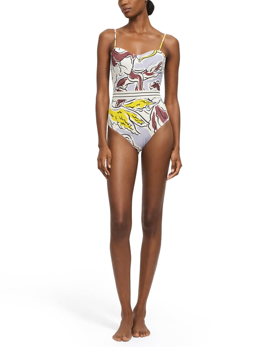 Tory Burch One Piece Swimsuit With Print
