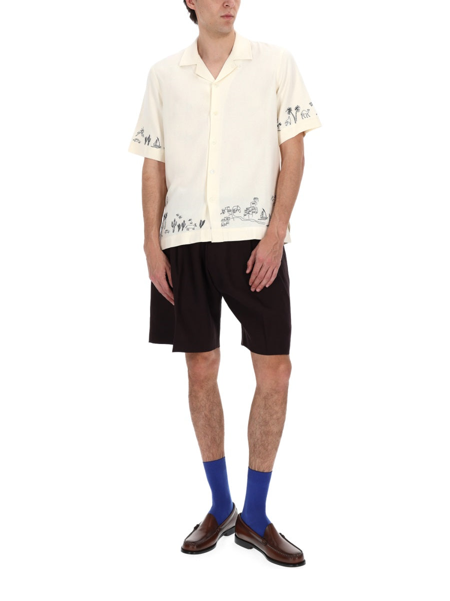 Paul Smith Camicia Con Ricami