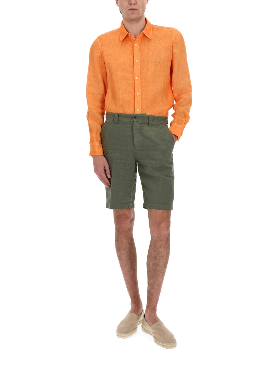 120% Lino Camicia In Lino