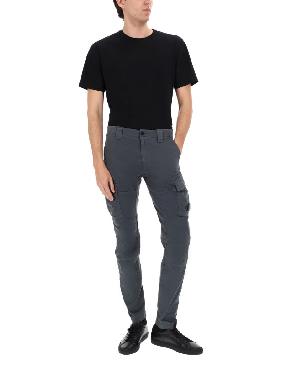 C.P. Company Pantalone Cargo Con Patch Logo